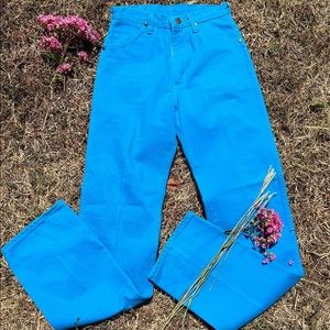 Teal Vintage Wranglers